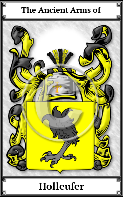 Holleufer Family Crest Download (JPG)  Book Plated - 150 DPI