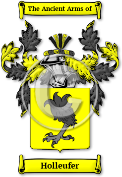Holleufer Family Crest Download (jpg) Legacy Series - 150 DPI