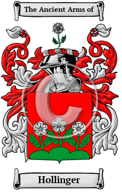 Hollinger Family Crest Download (JPG) Heritage Series - 600 DPI
