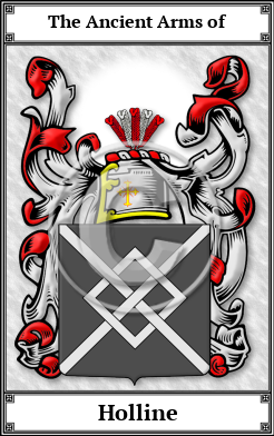 Holline Family Crest Download (JPG)  Book Plated - 150 DPI