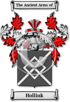 Hollink Family Crest Download (jpg) Legacy Series - 150 DPI