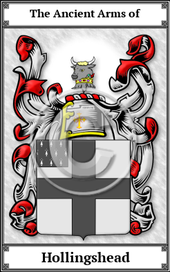 Hollingshead Family Crest Download (JPG)  Book Plated - 150 DPI