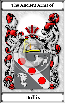 Hollis Family Crest Download (JPG)  Book Plated - 150 DPI
