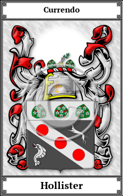 Hollister Family Crest Download (JPG) Book Plated - 600 DPI