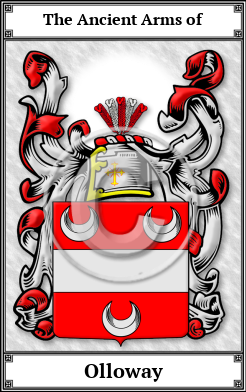 Olloway Family Crest Download (JPG)  Book Plated - 150 DPI