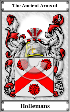 Hollemans Family Crest Download (JPG) Book Plated - 600 DPI