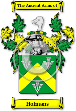 Holmans Family Crest Download (jpg) Legacy Series - 150 DPI