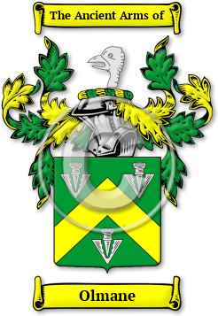 Olmane Family Crest Download (jpg) Legacy Series - 150 DPI