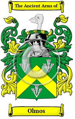 Olmos Family Crest Download (JPG) Heritage Series - 600 DPI