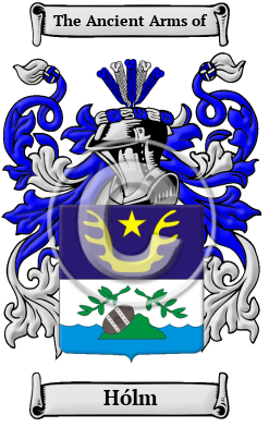 Hólm Family Crest Download (JPG) Heritage Series - 300 DPI