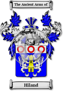 Hiland Family Crest Download (jpg) Legacy Series - 150 DPI