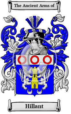 Hillant Family Crest/Coat of Arms
