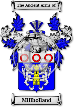Millholland Family Crest Download (jpg) Legacy Series - 150 DPI