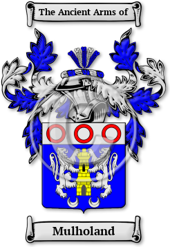Mulholand Family Crest Download (jpg) Legacy Series - 150 DPI