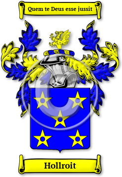 Hollroit Family Crest Download (jpg) Legacy Series - 150 DPI