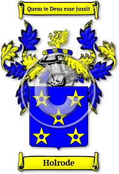 Holrode Family Crest Download (jpg) Legacy Series - 150 DPI