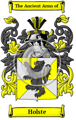 Holste Family Crest Download (JPG) Heritage Series - 600 DPI