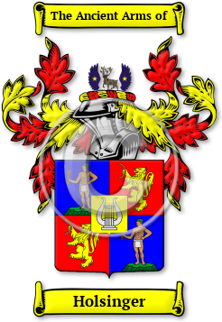 Holsinger Family Crest Download (jpg) Legacy Series - 150 DPI