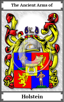 Holstein Family Crest Download (JPG)  Book Plated - 150 DPI