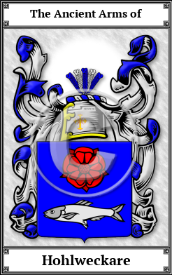 Hohlweckare Family Crest Download (JPG) Book Plated - 600 DPI