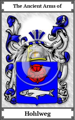 Hohlweg Family Crest Download (JPG)  Book Plated - 150 DPI