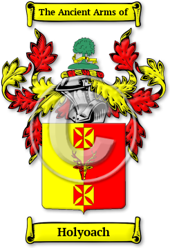 Holyoach Family Crest Download (jpg) Legacy Series - 150 DPI