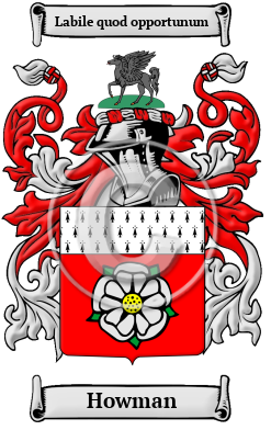Howman Family Crest/Coat of Arms