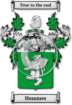 Hummes Family Crest Download (jpg) Legacy Series - 150 DPI