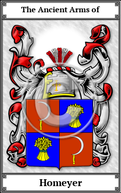 Homeyer Family Crest Download (JPG)  Book Plated - 150 DPI