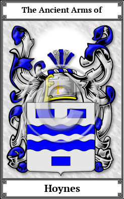 Hoynes Family Crest Download (JPG)  Book Plated - 150 DPI