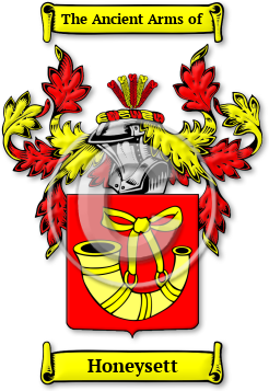 Honeysett Family Crest Download (JPG) Legacy Series - 600 DPI