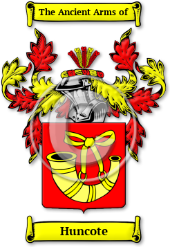Huncote Family Crest Download (jpg) Legacy Series - 150 DPI