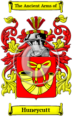 Huneycutt Family Crest/Coat of Arms