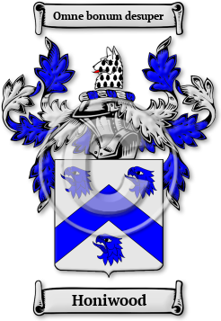Honiwood Family Crest Download (jpg) Legacy Series - 150 DPI