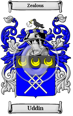 Uddin Family Crest/Coat of Arms