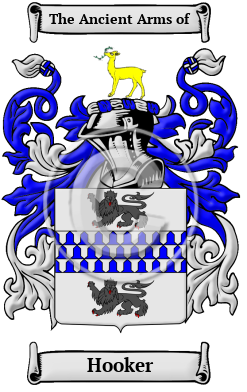 Hooker Family Crest Download (JPG) Heritage Series - 600 DPI