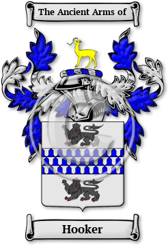 Hooker Family Crest Download (JPG) Legacy Series - 300 DPI