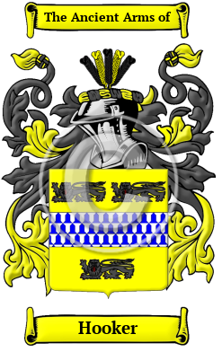 Hooker Family Crest Download (JPG) Heritage Series - 600 DPI