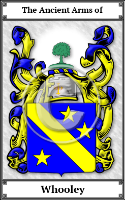 Whooley Family Crest Download (JPG)  Book Plated - 150 DPI