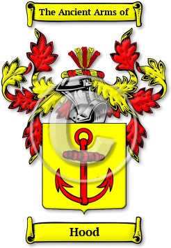 Hood Family Crest Download (JPG) Legacy Series - 600 DPI