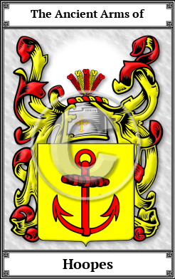 Hoopes Family Crest Download (JPG)  Book Plated - 150 DPI