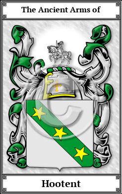 Hootent Family Crest Download (JPG) Book Plated - 600 DPI