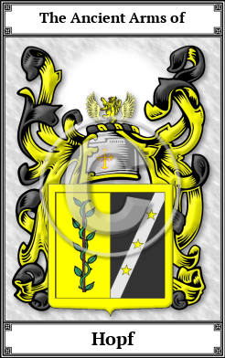 Hopf Family Crest Download (JPG)  Book Plated - 150 DPI