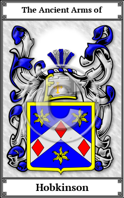 Hobkinson Family Crest Download (JPG)  Book Plated - 150 DPI