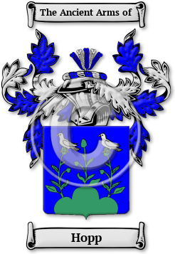 Hopp Family Crest Download (jpg) Legacy Series - 150 DPI