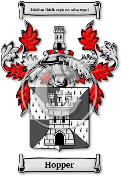 Hopper Family Crest Download (jpg) Legacy Series - 150 DPI