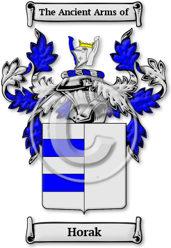 Horak Family Crest Download (JPG) Legacy Series - 600 DPI