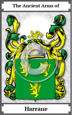 Harrane Family Crest Download (JPG)  Book Plated - 150 DPI