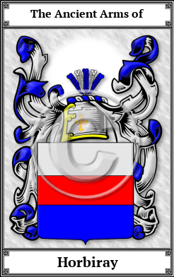 Horbiray Family Crest Download (JPG)  Book Plated - 150 DPI