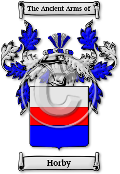 Horby Family Crest Download (jpg) Legacy Series - 150 DPI